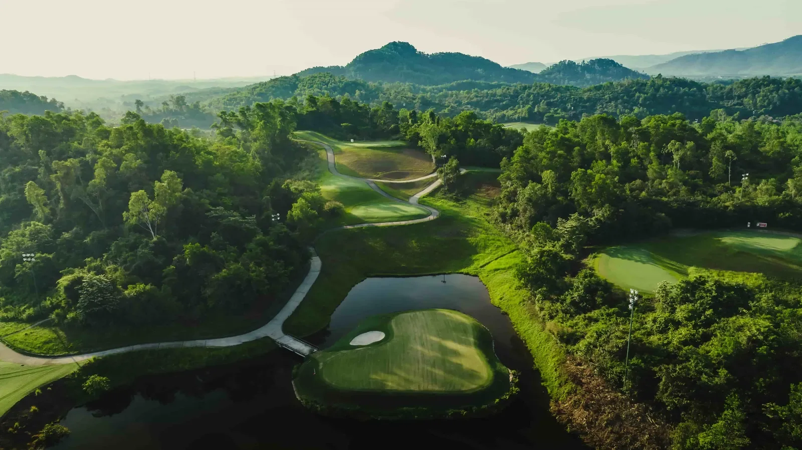 Golf course panorama